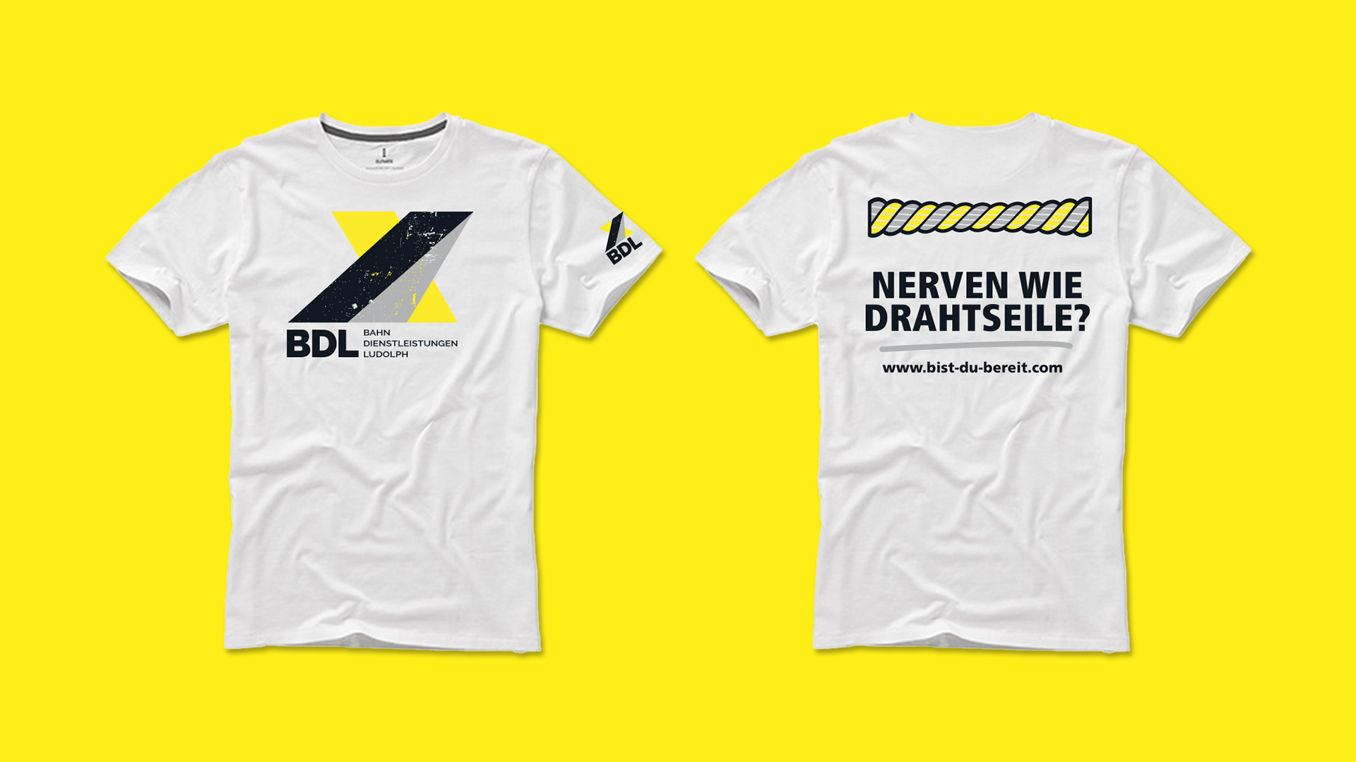 Textildruck f&uuml;r BDL Bahndienstleistungen Ludolph GmbH