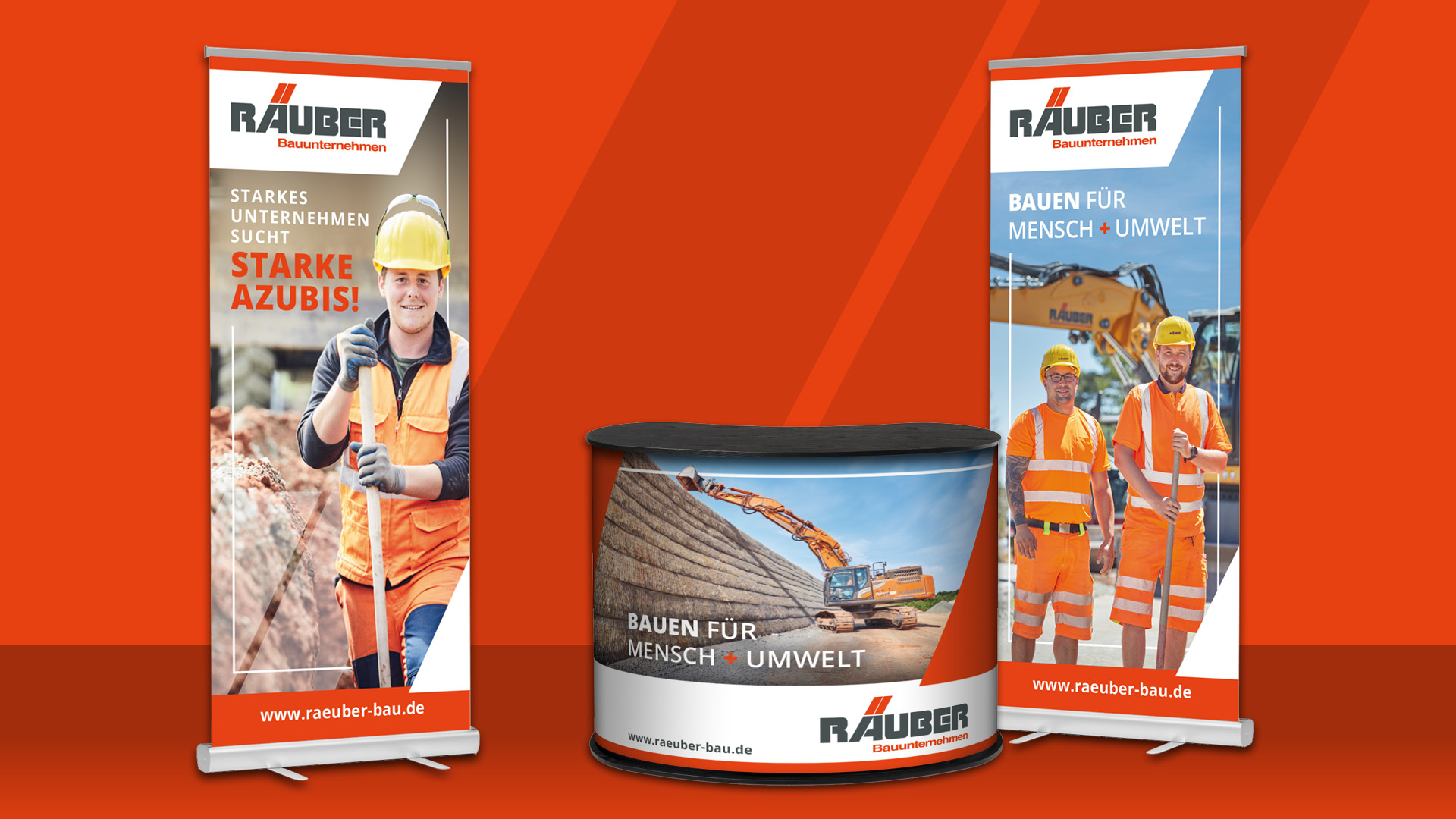 Messestand f&uuml;r R&auml;uber Bau
