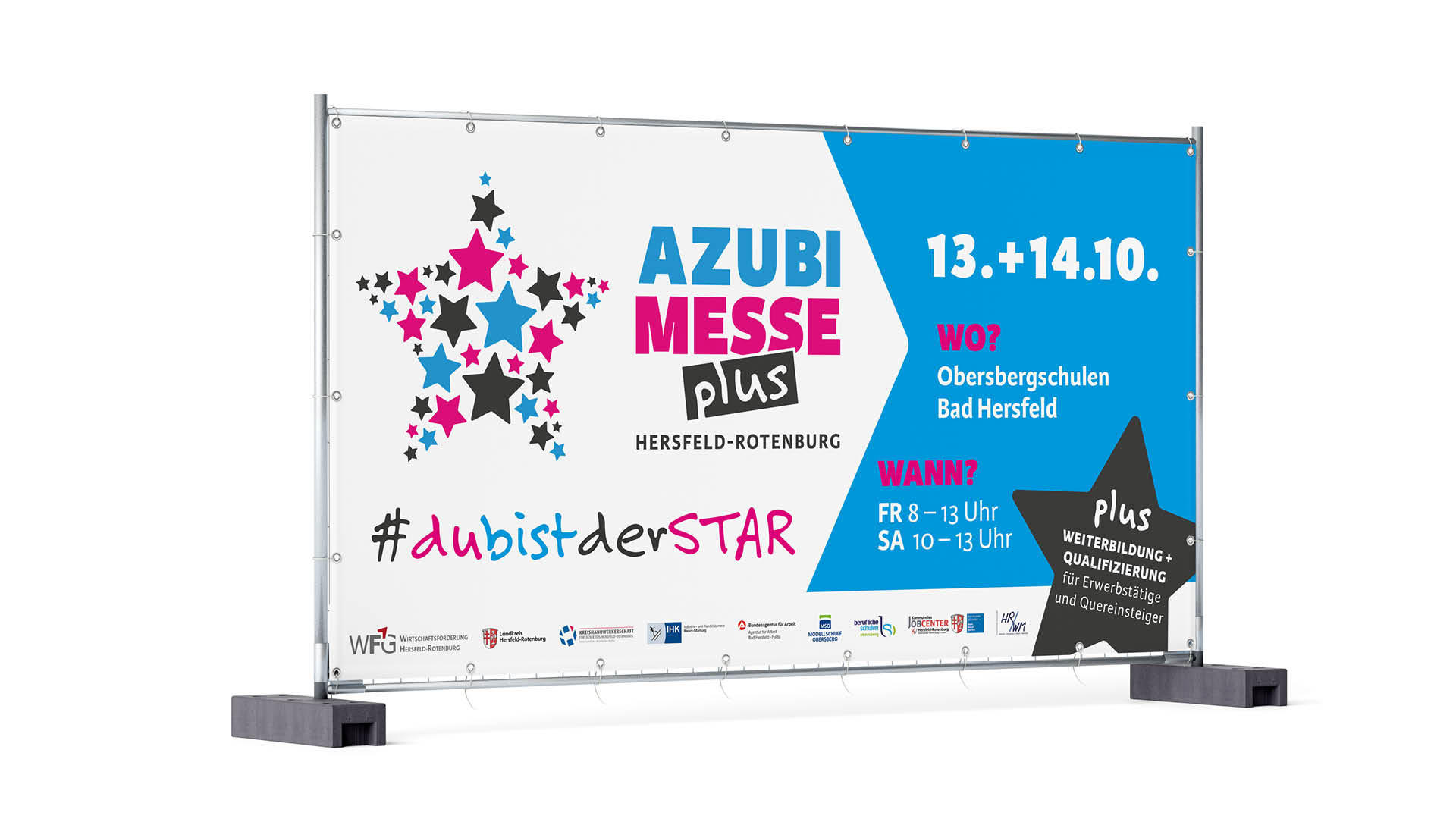 Bannergestaltung f&uuml;r die AzubiMesse Hersfeld-Rotenburg