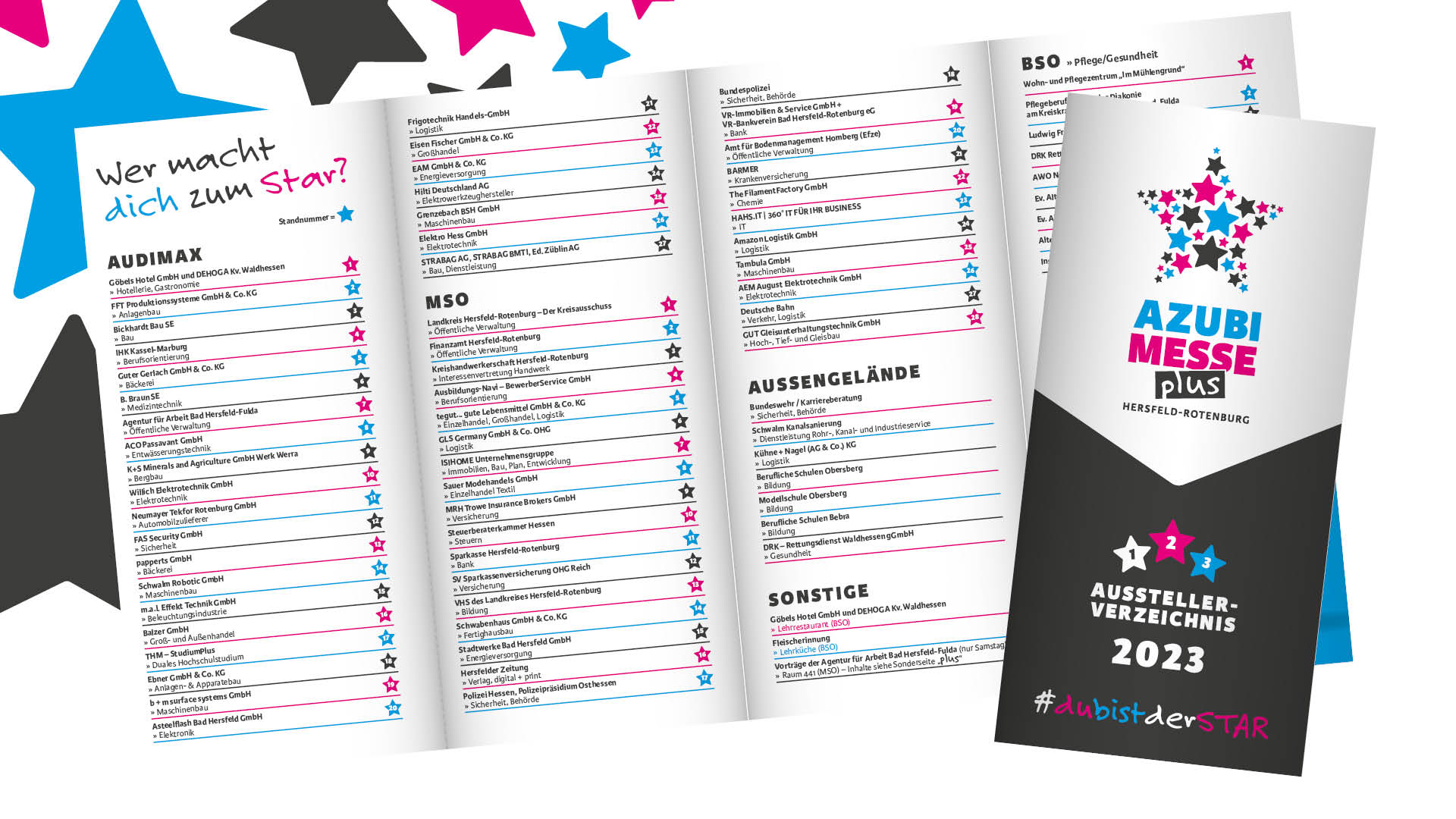 Printdesign f&uuml;r die AzubiMesse Hersfeld-Rotenburg